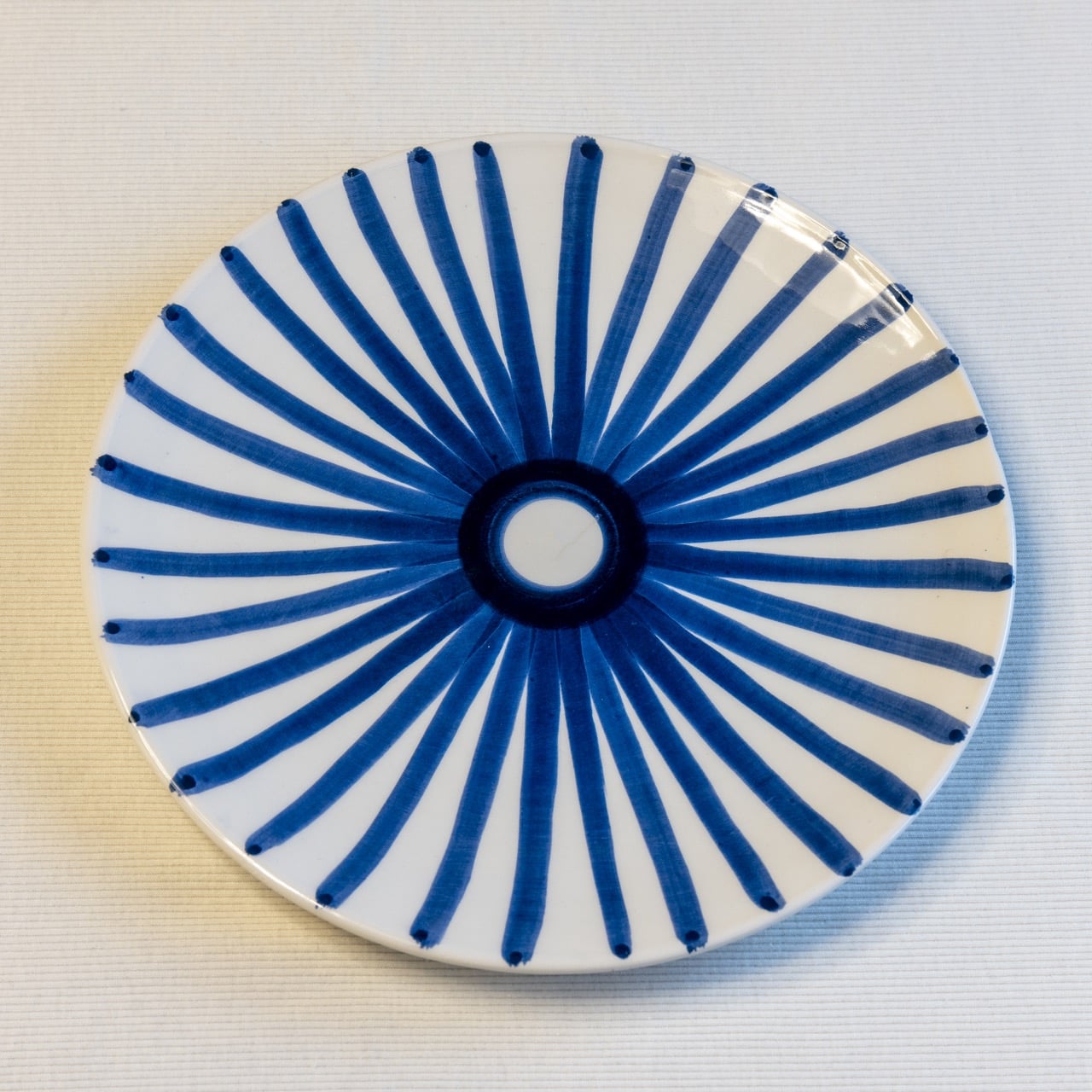 Dinerbord Safi Blauwe Strepen 25cm