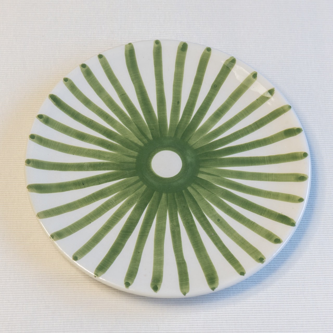 Dinerbord Safi Groene Strepen 25cm
