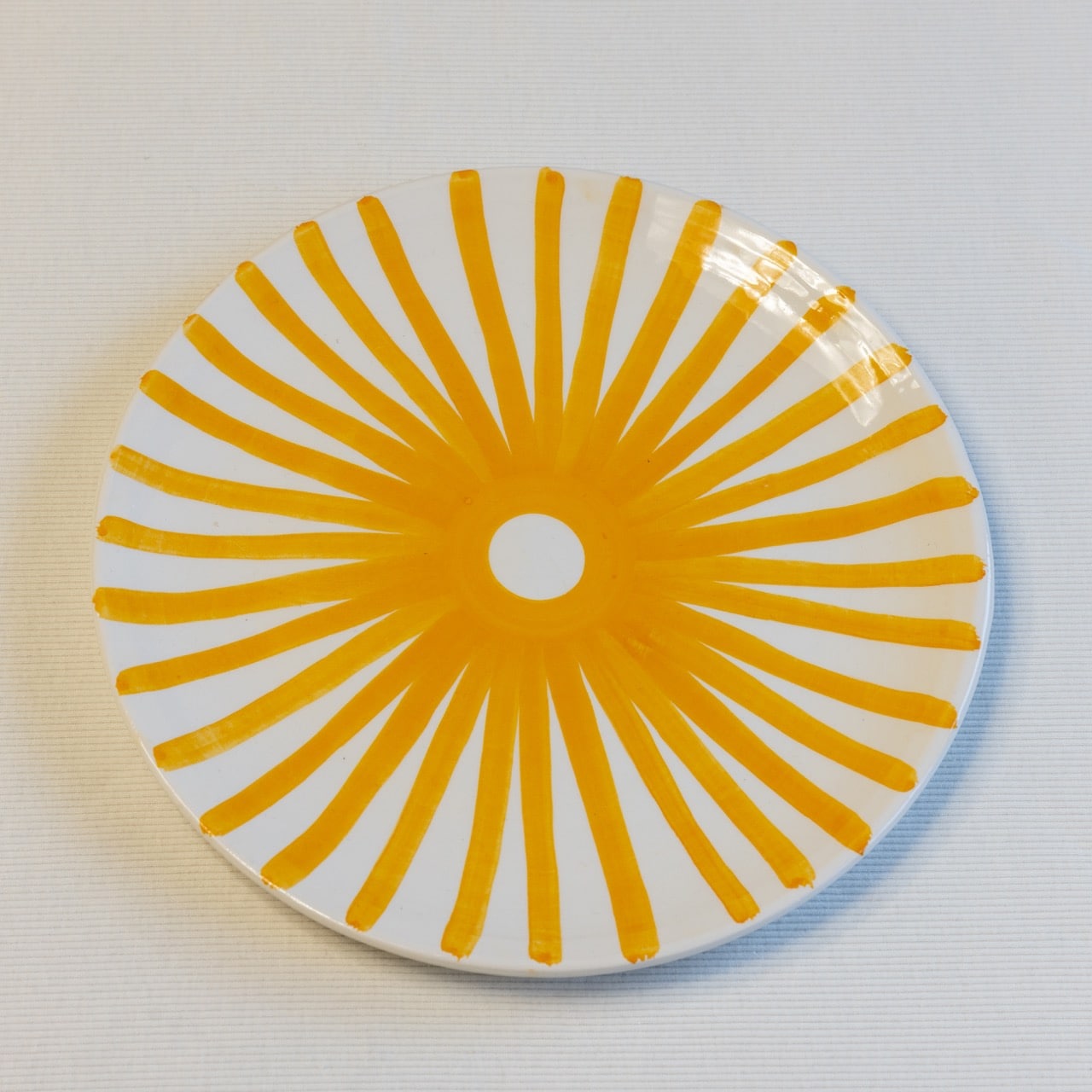 Dinerbord Safi Gele Strepen 25cm