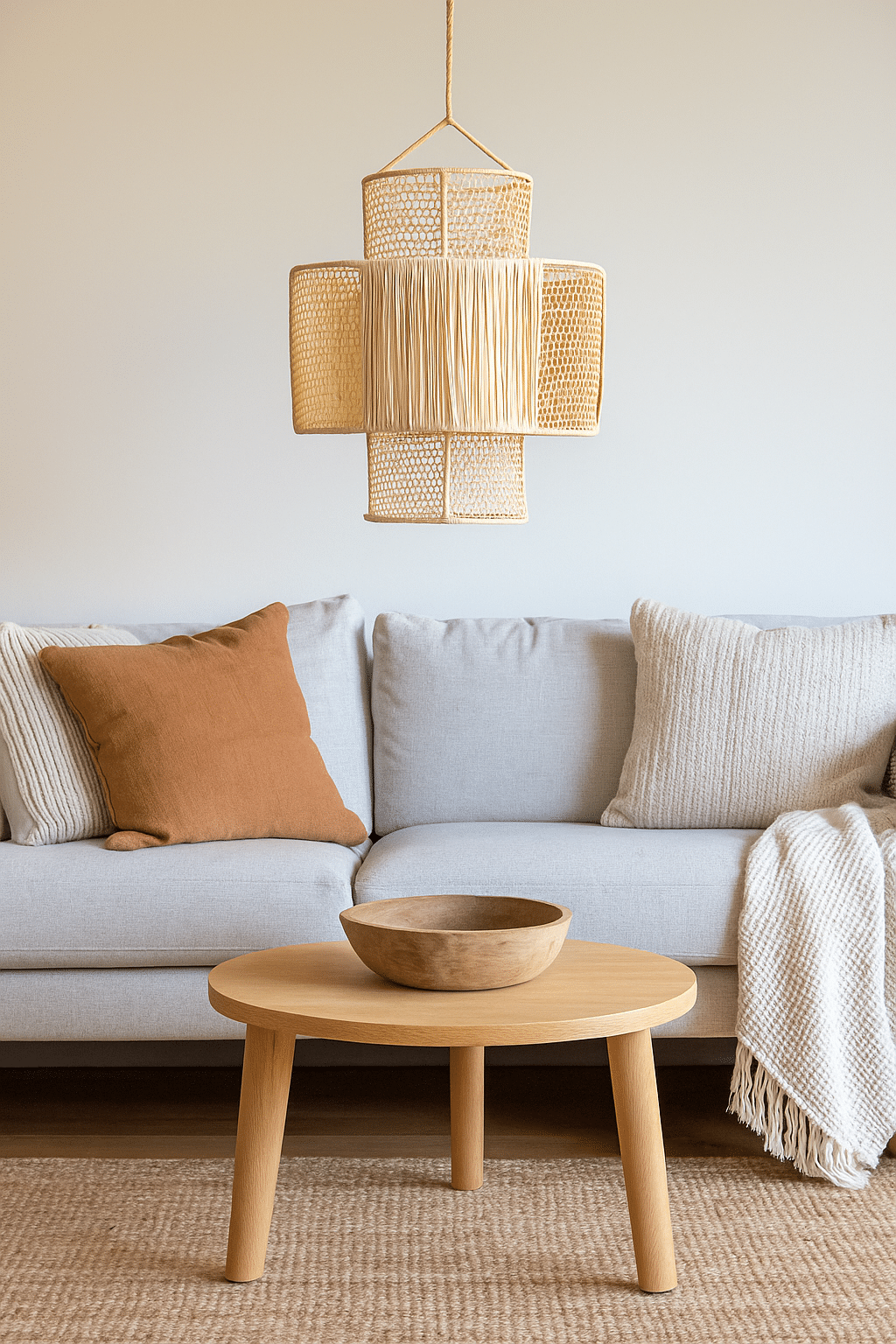 Hanglamp Raffia Multilayer - Afbeelding 2