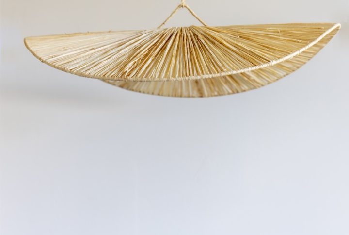 Hanglamp-raffia Hanglamp Raffia Mushroom 50cm