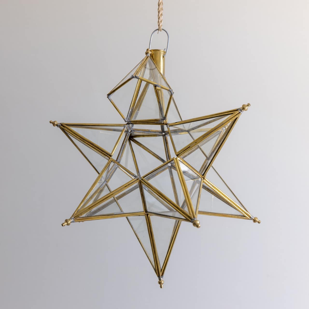 Hanglamp Ster Messing 25cm