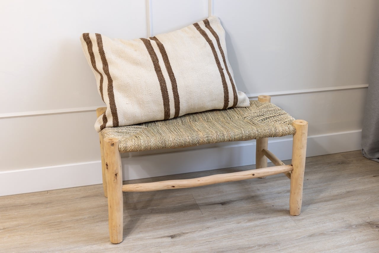 Kelim kussenhoes | Bruine Strepen