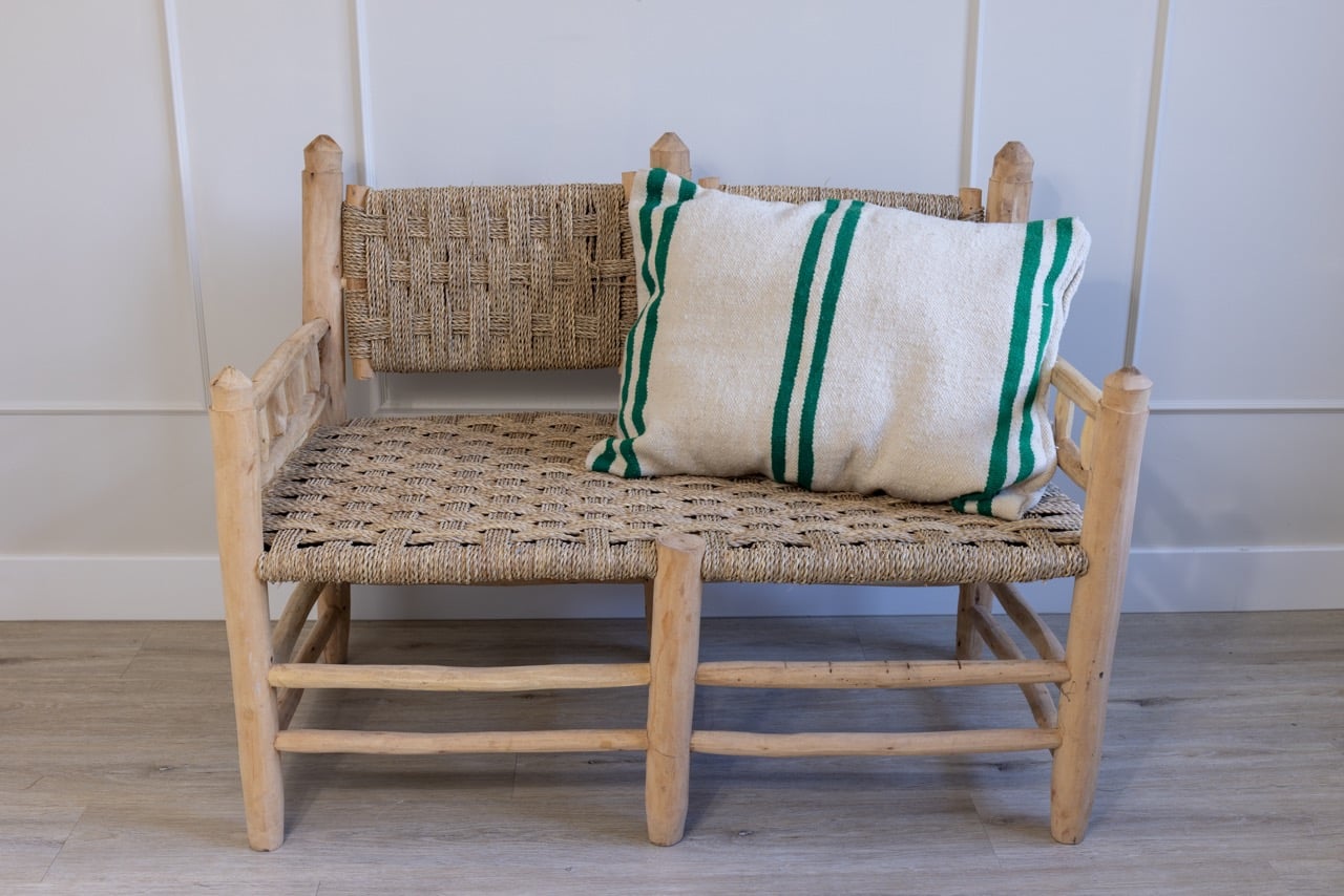 Kelim kussenhoes | Groene Strepen