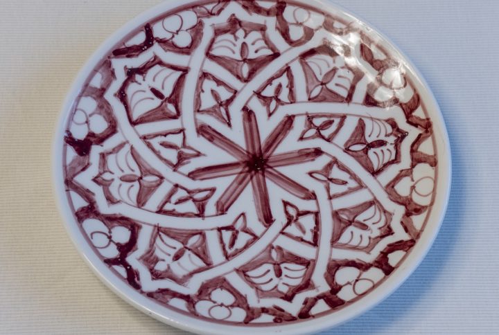 Onbijtbord Fessia Bordeaux rood