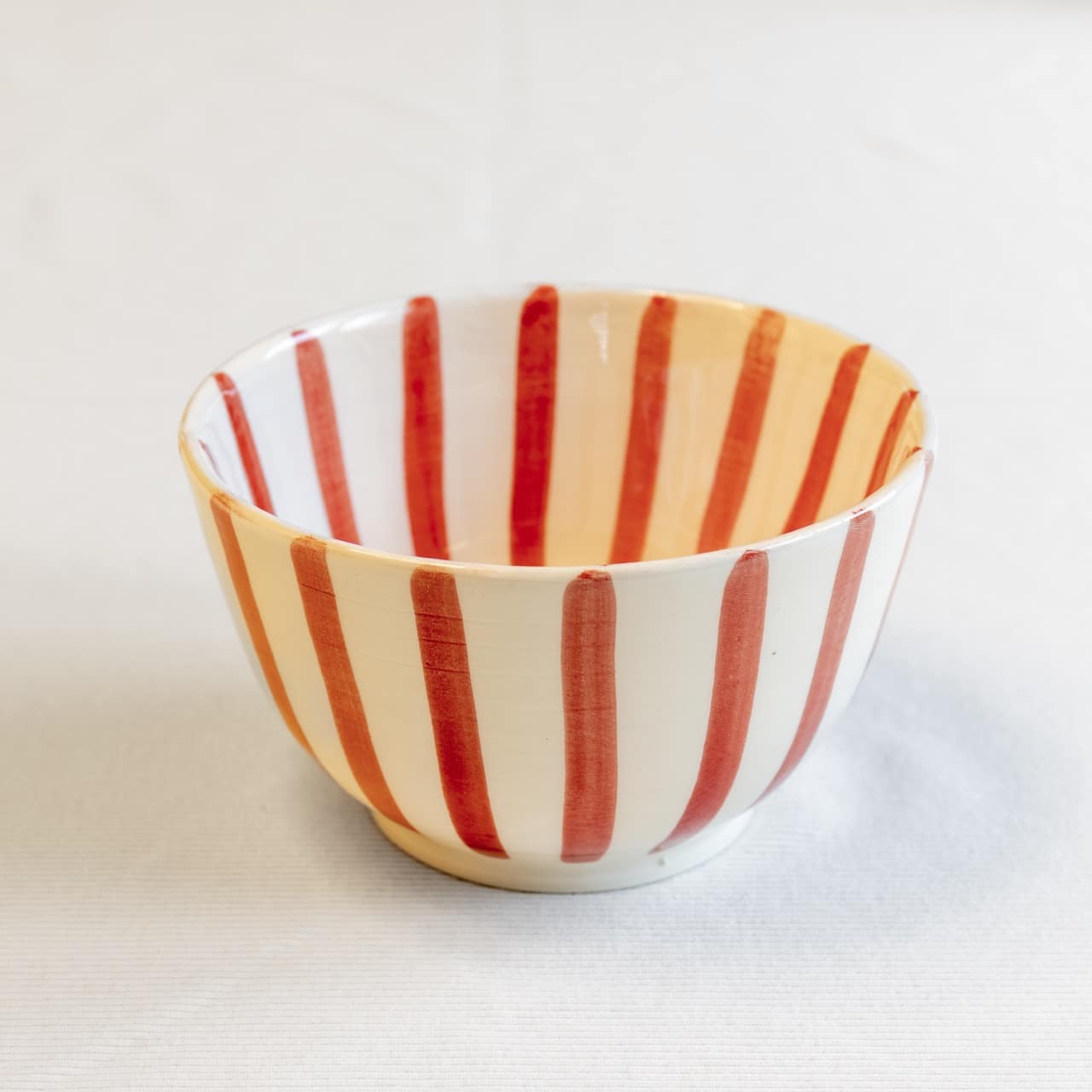 Kom-bowl-gestreept- rood