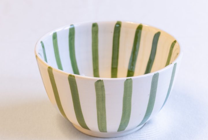Kom-bowl-gestreept-groen Kom-bowl-gestreept-groen