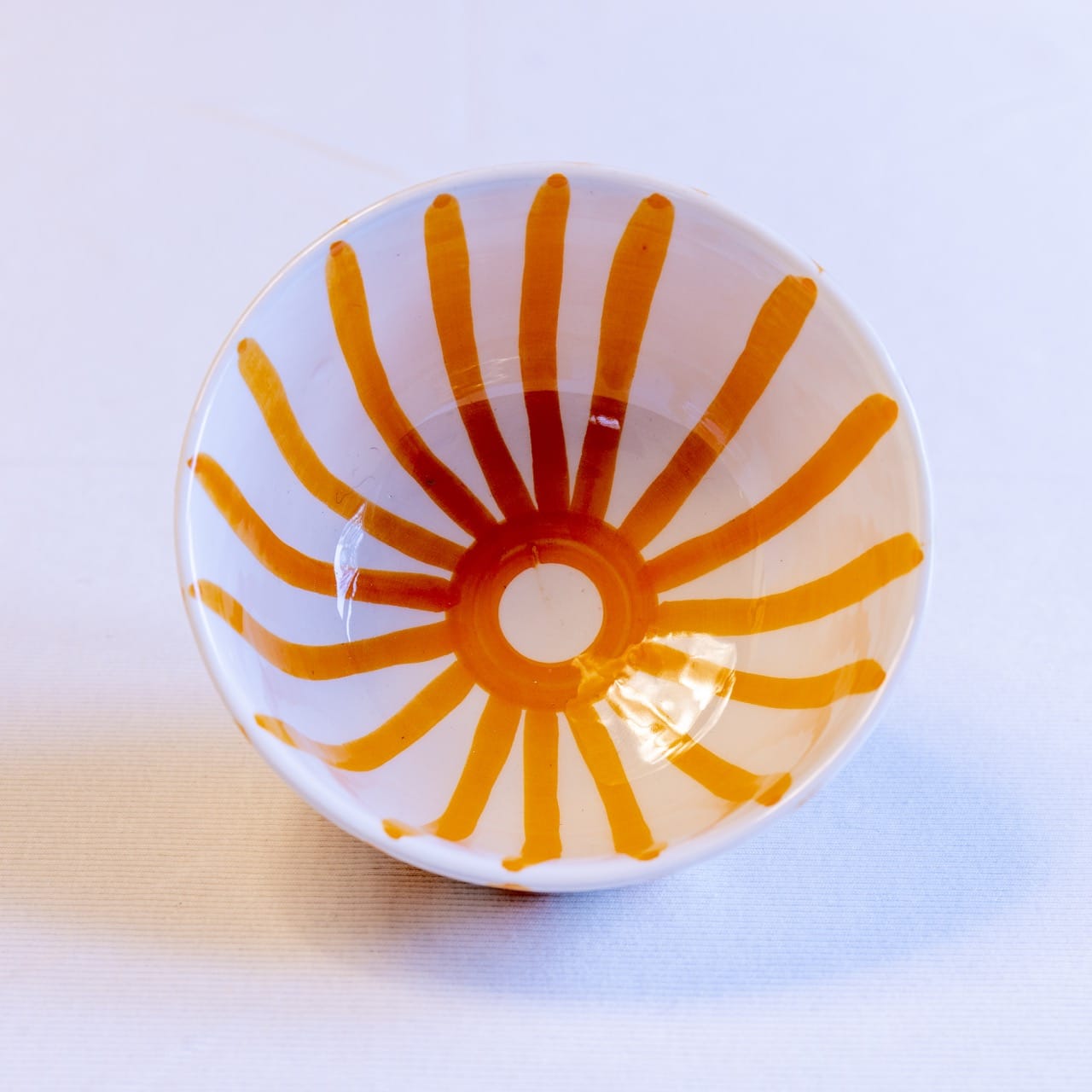 Kom-bowl-gestreept-geel