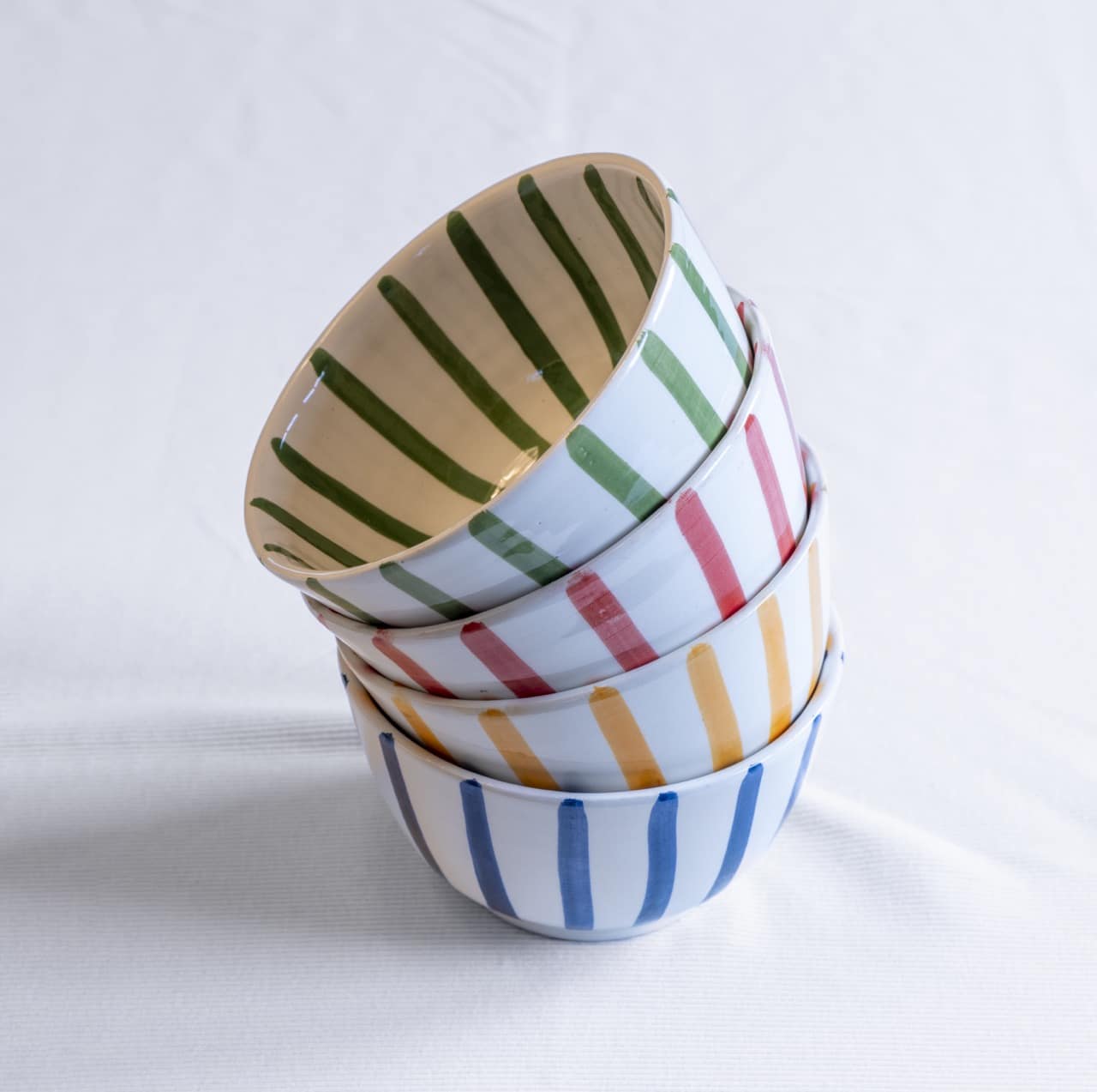 Gekleurde kommen bowls