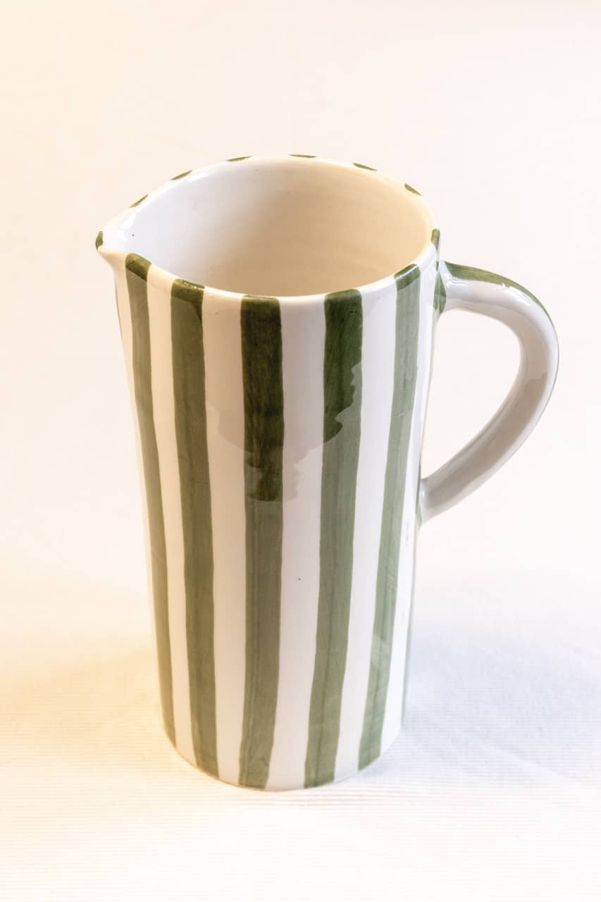 Waterkan Karaf groene strepen