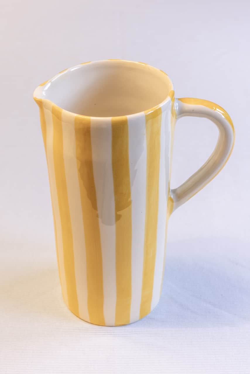 Waterkan Karaf gele strepen