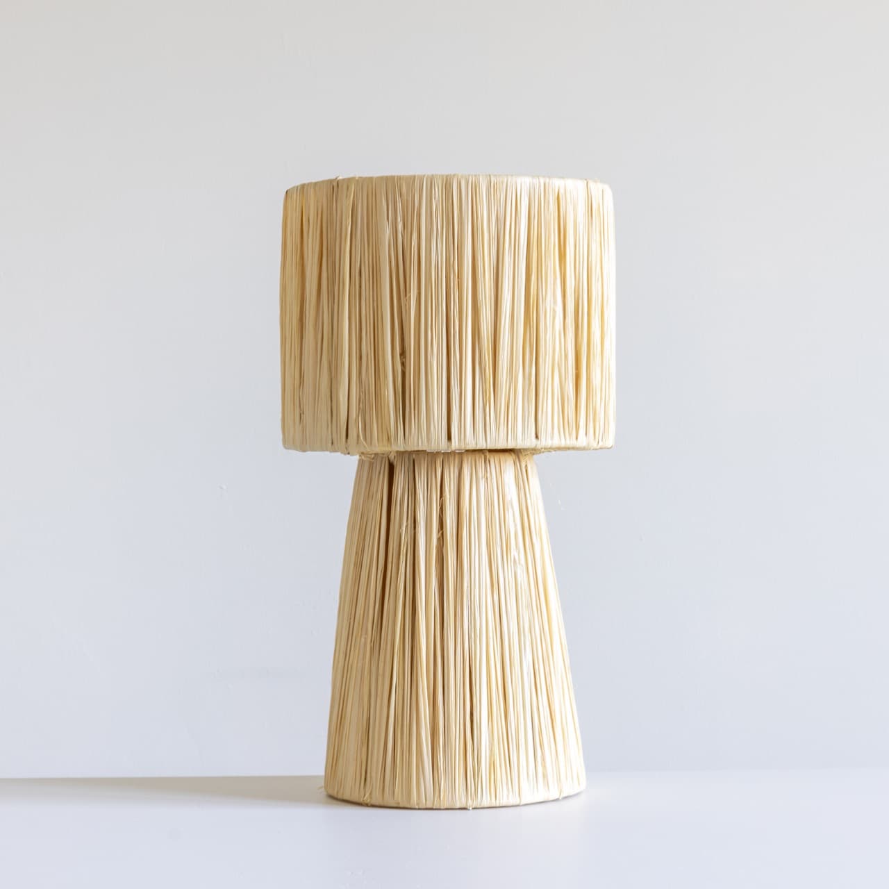 Tafellamp Raffia Naturel 40cm