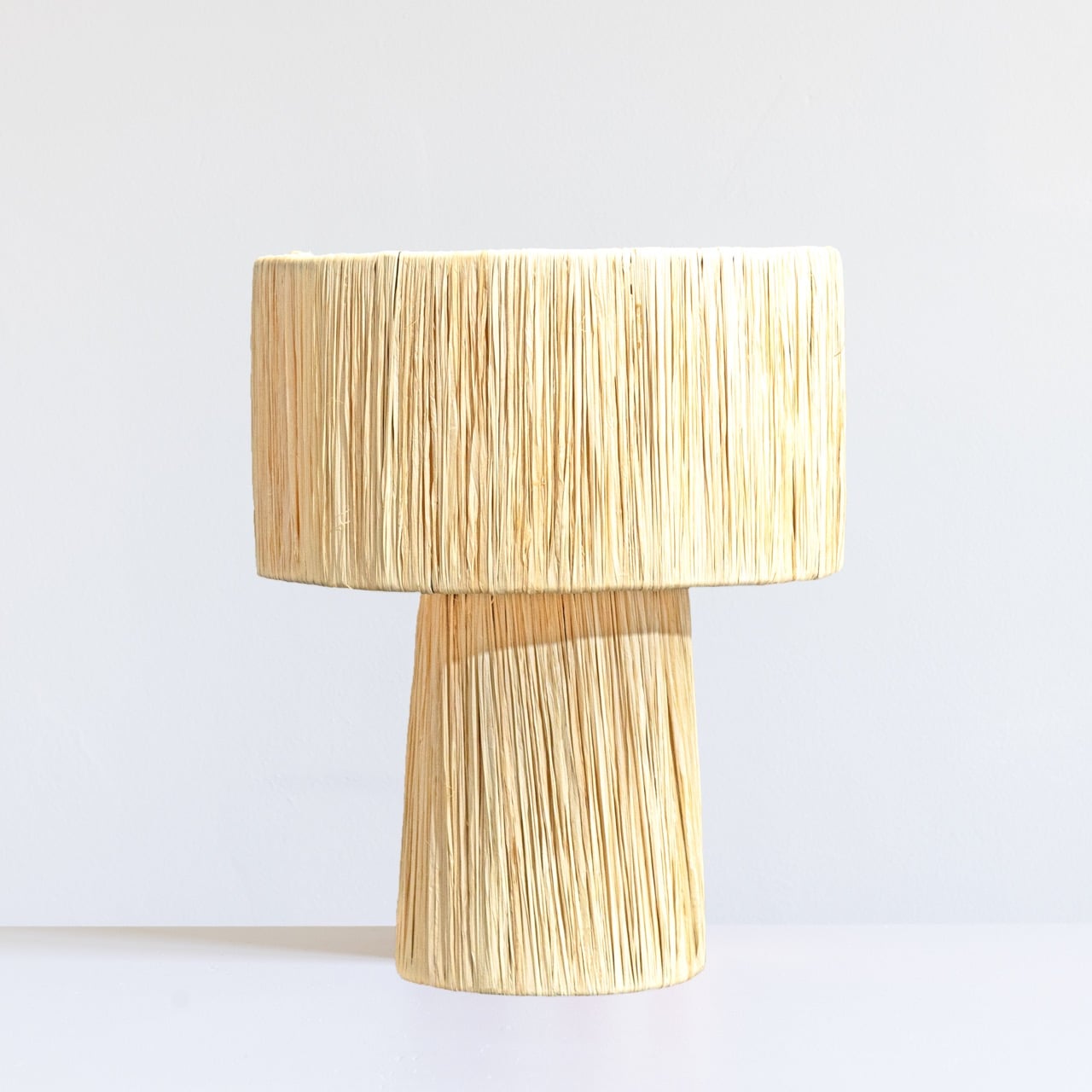 Tafellamp Raffia Naturel