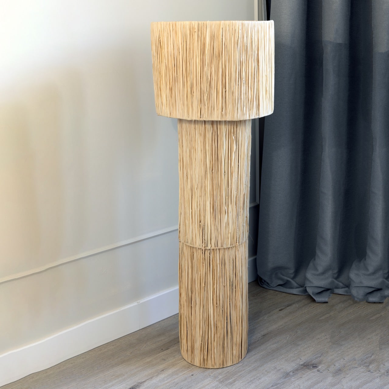 Vloerlamp Raffia 140CM