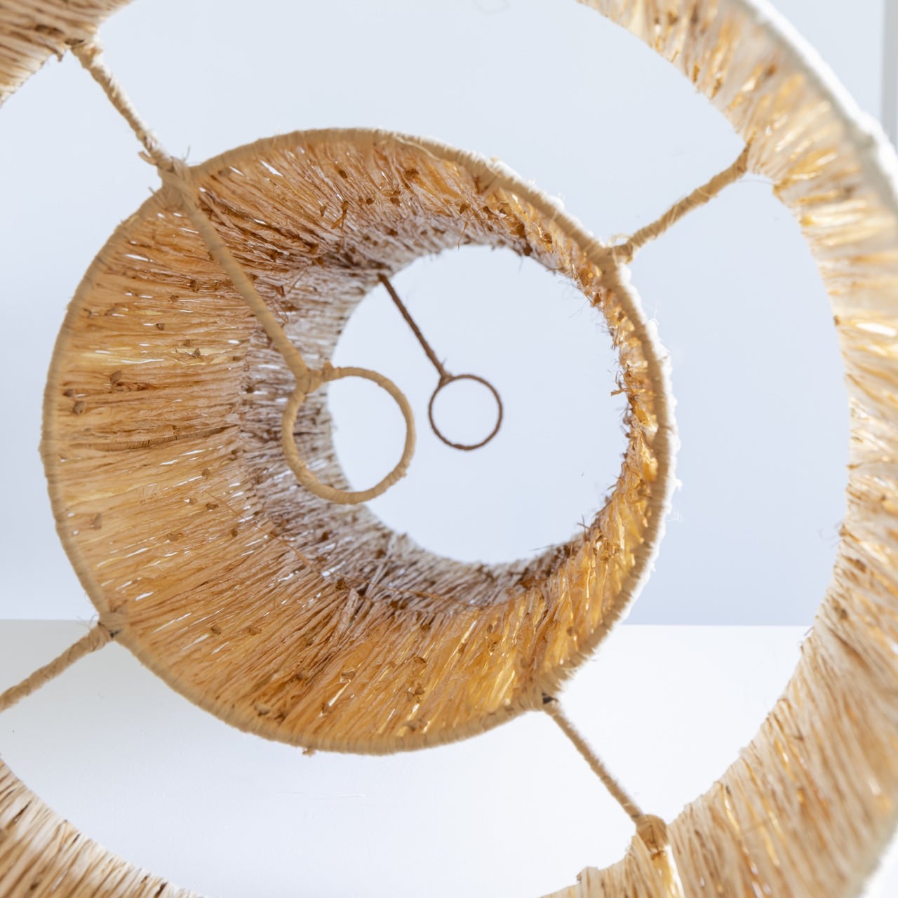 Vloerlamp Raffia fittinghouder