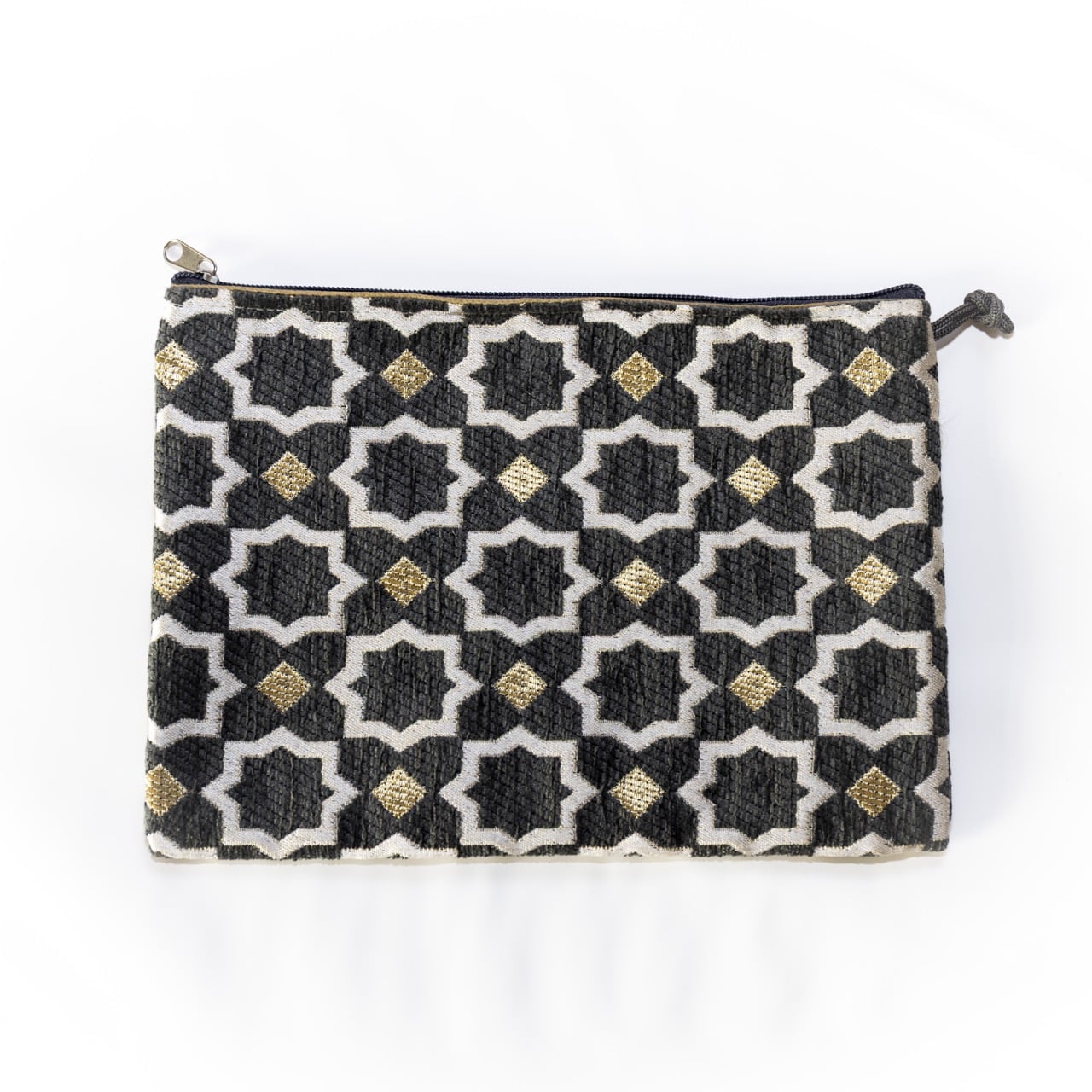 Grijze Marokkaanse Etui en Make-up tas