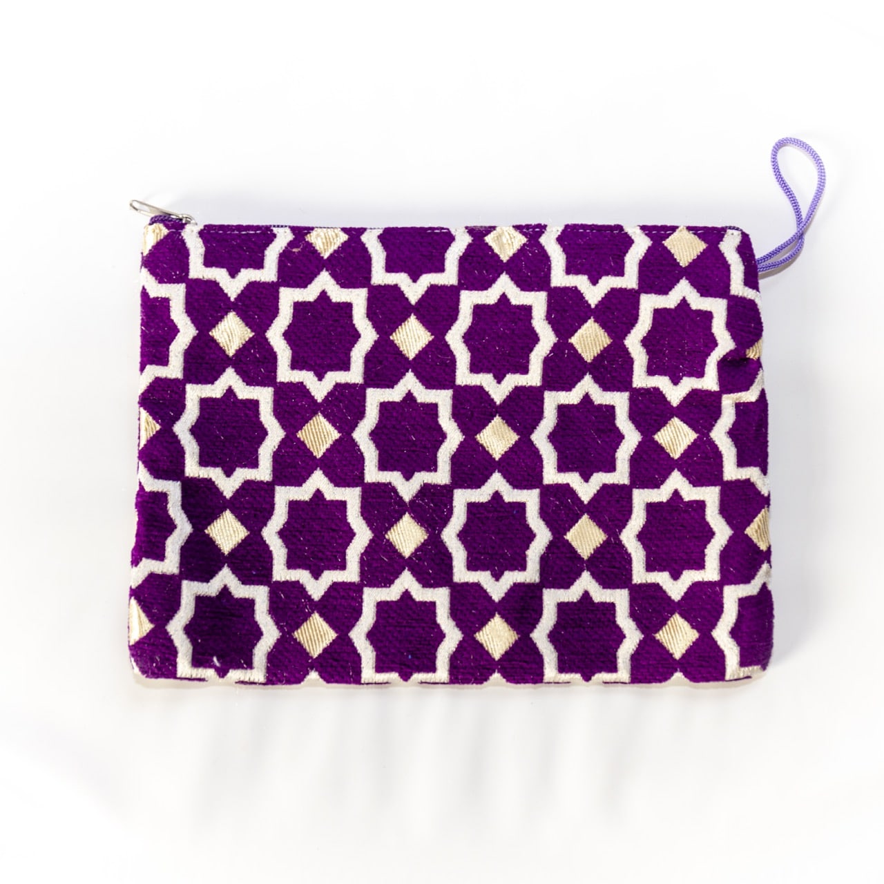 Paarse Marokkaanse Etui en Make-up tas