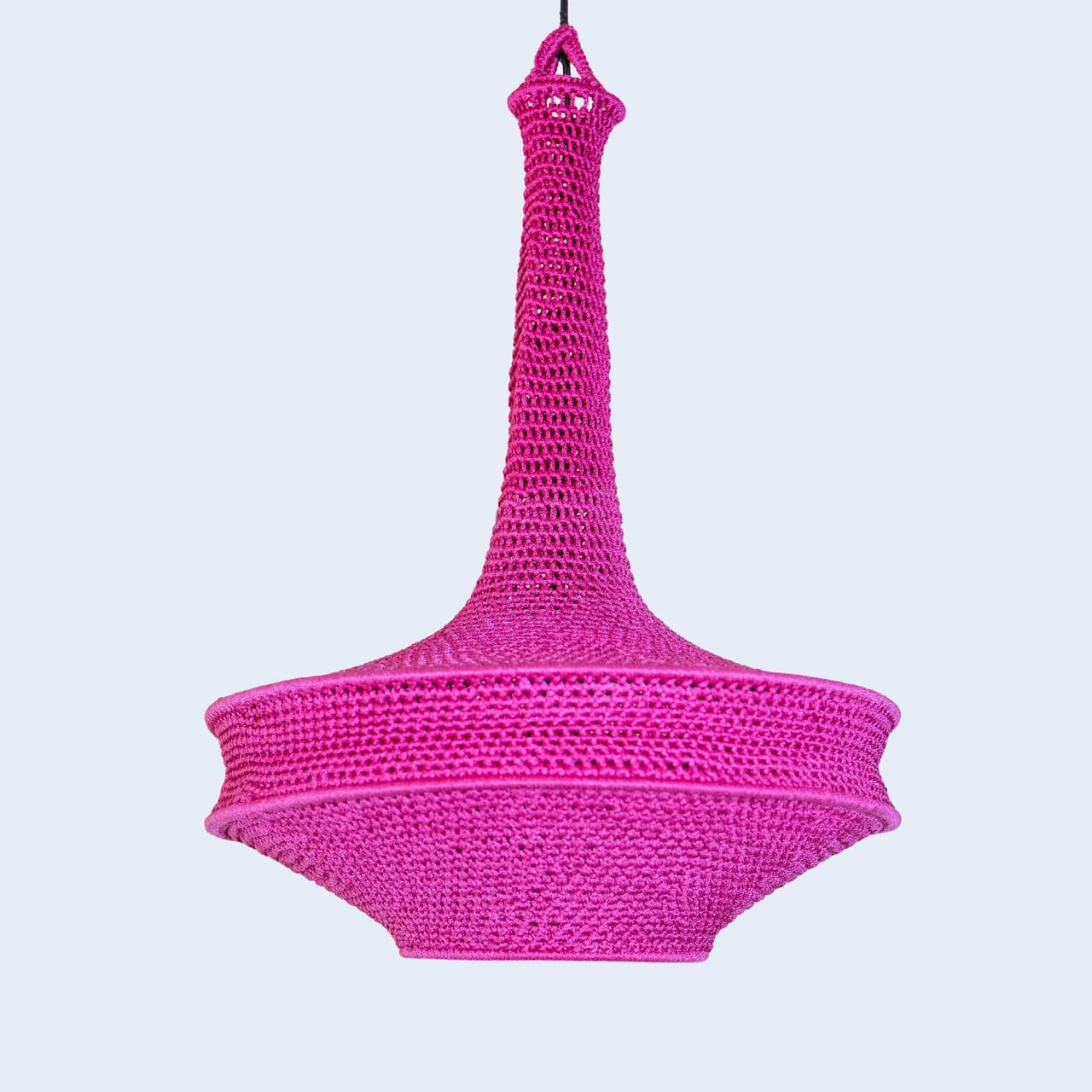 Hanglamp Marrakech Gehaakt - Magenta Roze